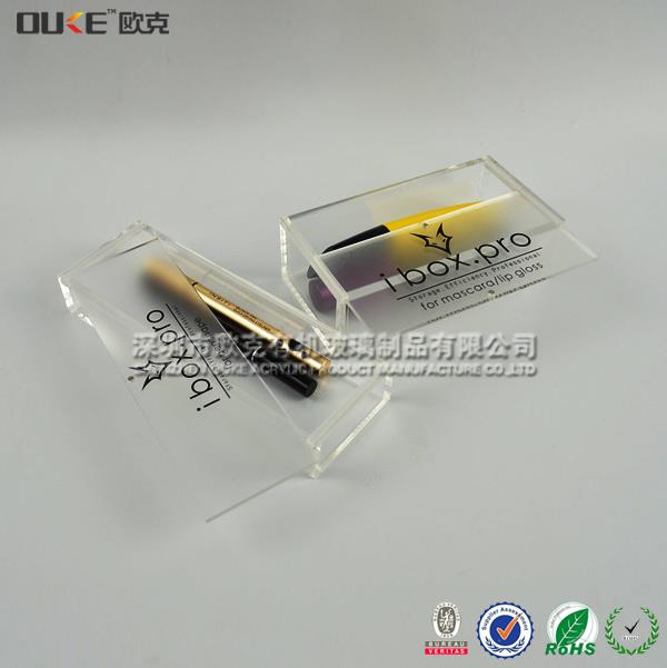 抽拉蓋化妝工具有機玻璃包裝盒