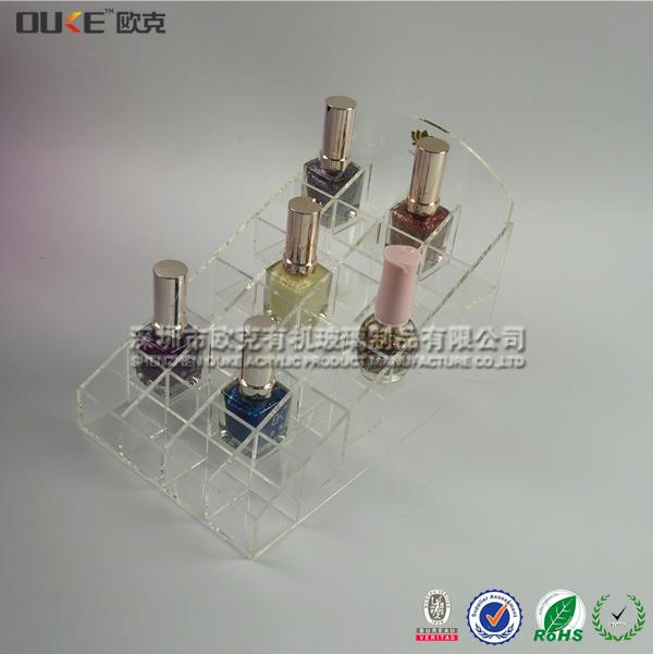 多層階梯亞克力指甲油展示收納盒