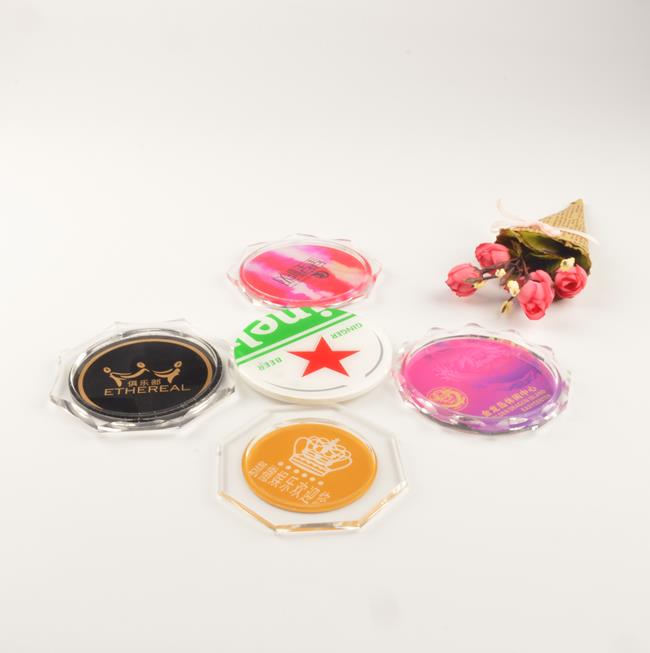 深圳有機玻璃UV打印各式杯墊