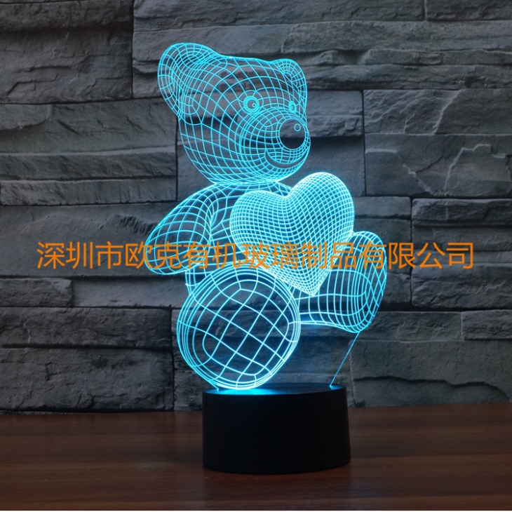 有機玻璃七彩LED燈