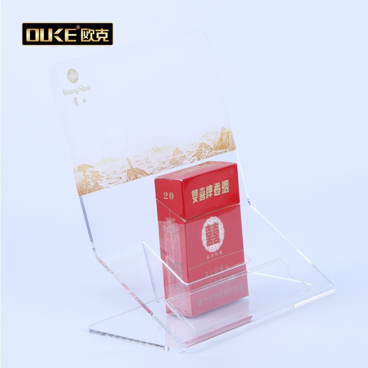 專業(yè)亞克力加工廠定制有機(jī)玻璃香煙展示架