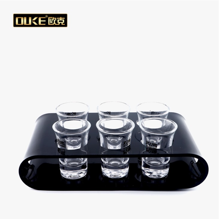 黑色亞克力酒杯展示架