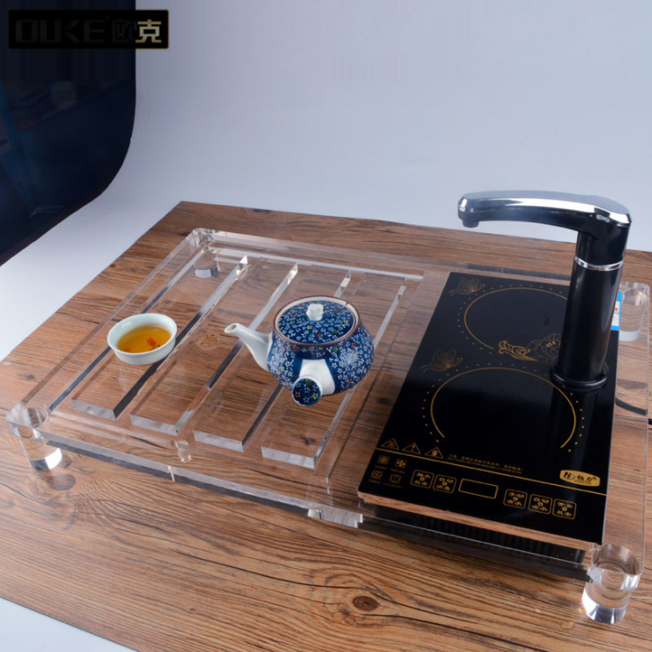 實(shí)力工廠定制透明有機(jī)玻璃茶盤