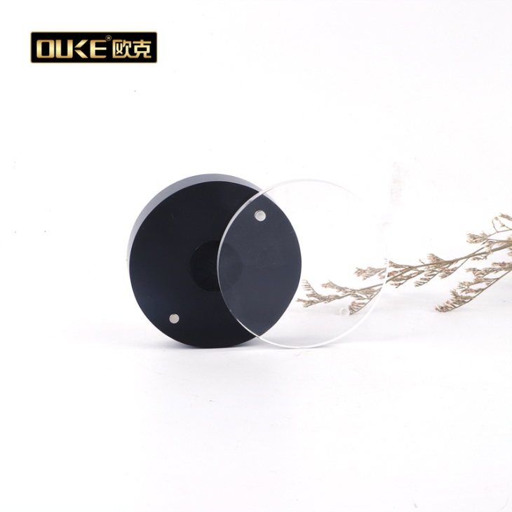 透明有機玻璃圓形鉆石展示盒