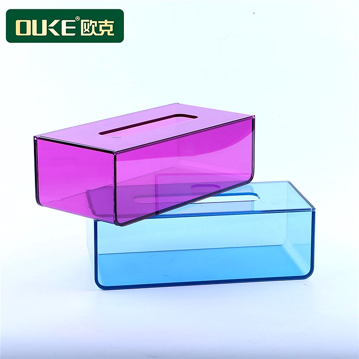 亞克力半透色紙巾盒