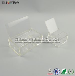 翻蓋多格有機(jī)玻璃收納盒