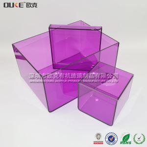 有機(jī)玻璃彩色食品收納盒