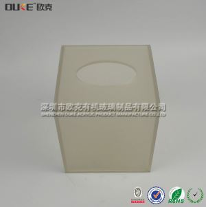 透明有機(jī)玻璃紙巾盒