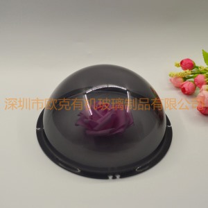 黑色亞克力半球防護(hù)罩