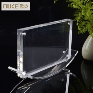 私人定制有機(jī)玻璃桌面擺臺(tái)相框