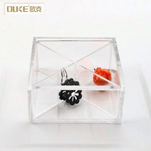 深圳有機(jī)玻璃制品定制亞克力首飾收納盒