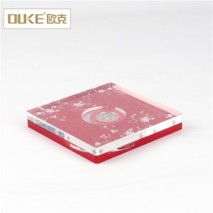 亞克力工廠生產(chǎn)批發(fā)有機(jī)玻璃金幣盒