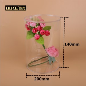 深圳市有機(jī)玻璃加工廠定制批發(fā)透明亞克力花筒