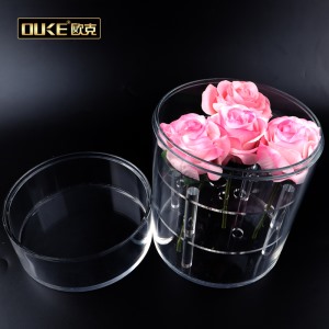 亞克力圓管7孔透明圓管花盒