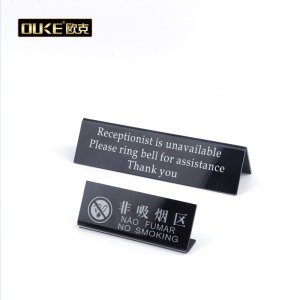 有機(jī)玻璃熱彎三角提示牌