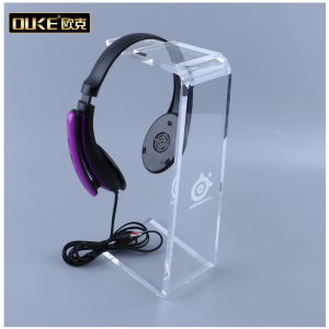 實(shí)力工廠批發(fā)透明有機(jī)玻璃熱彎耳機(jī)架