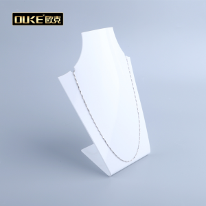 廠家直銷亞克力定制白色項(xiàng)鏈陳列展示架