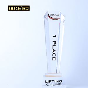 廠家批量定制透明亞克力獎(jiǎng)杯