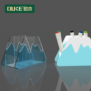 亞克力T型天空之藍(lán)筆盒收納盒